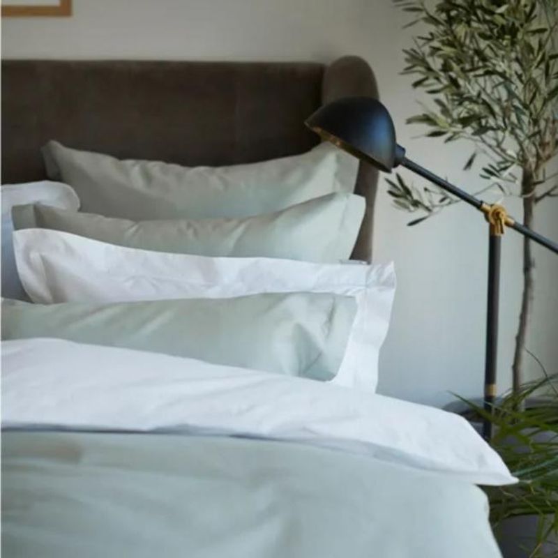 Lexington Hotel Cotton Sateen sage / grønn dynetrekk 