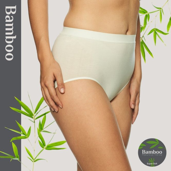 Hovedbilde Midi Brief Truse i 100% bambus offwhite
